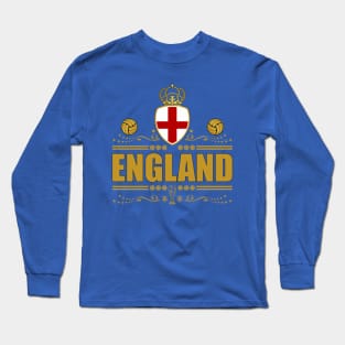 ENGLAND GOLD LINEART Long Sleeve T-Shirt